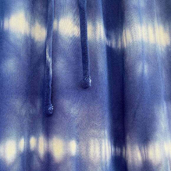 Merona Blue and White Tie Dye Mini Skirt - Picture 4 of 7
